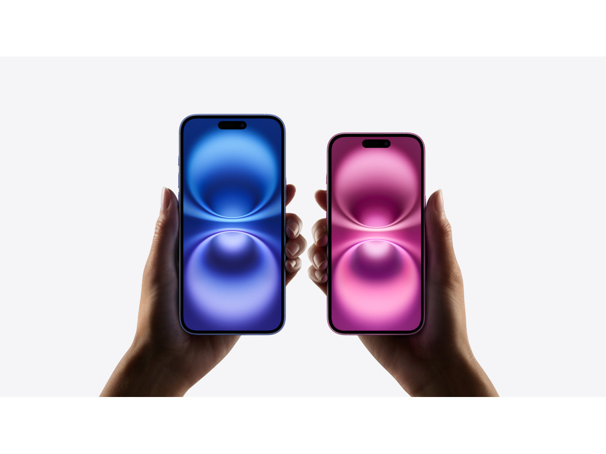 iPhone 16 Plus — вид спереди