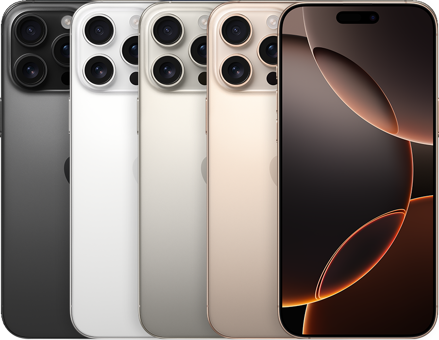 iPhone 16 Pro — все доступные цвета